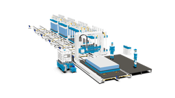 ASPL-10M.1C.PUR.PVC composite sandwich panel production line 